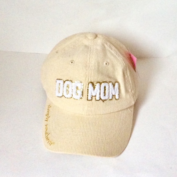 Simply Southern Accessories - SIMPLY SOUTHERN Sparkle Puff Letter Corduroy Ball Cap Hat NEW